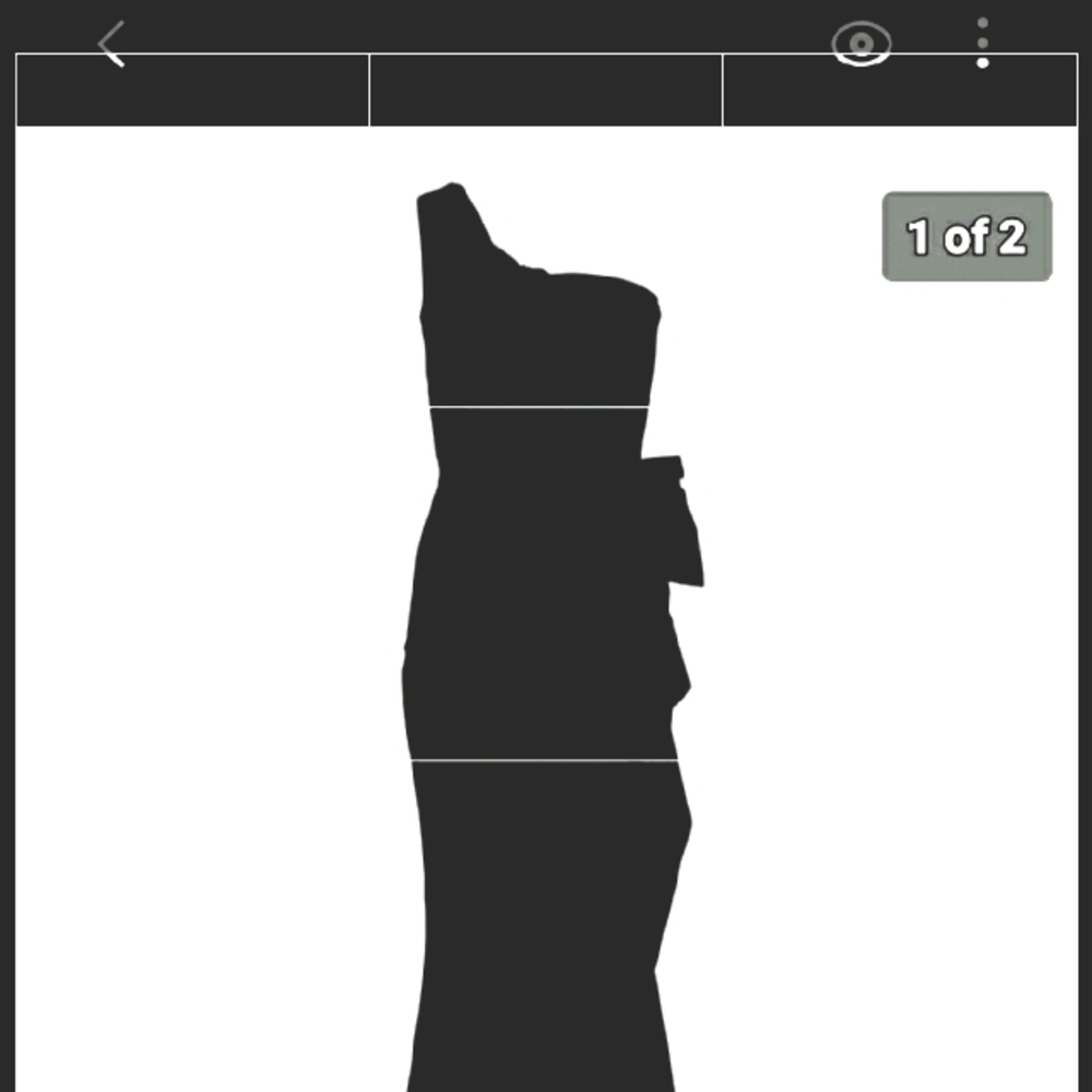 Chiara boni la petite robe one shoulder size 16